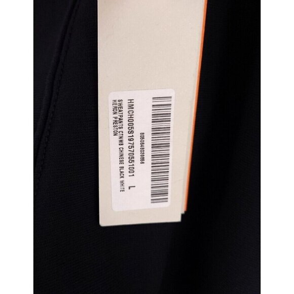 Heron Preston Tapered Printed Loopback Sweatpants Size L Mens Cotton-Jersey - Picture 10 of 15